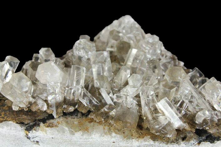 Transparent Columnar Calcite Crystal Cluster - China #164001